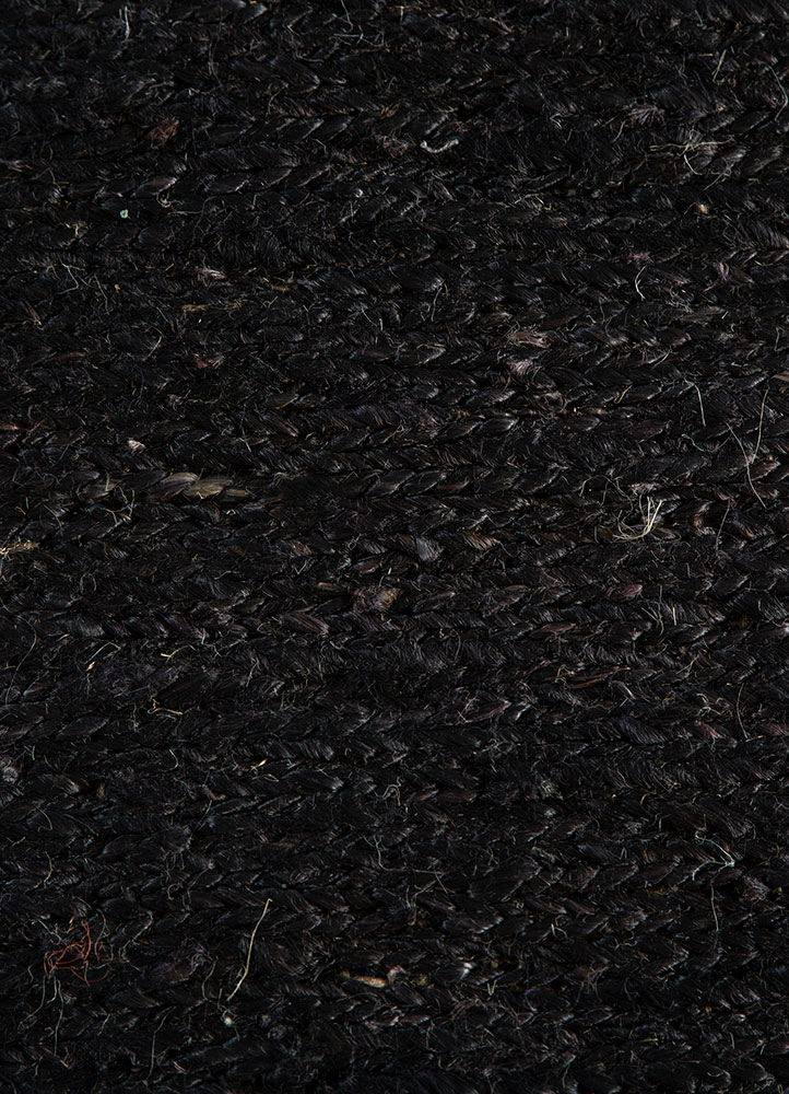 hula beige and brown jute and hemp hand knotted Rug - CloseUp