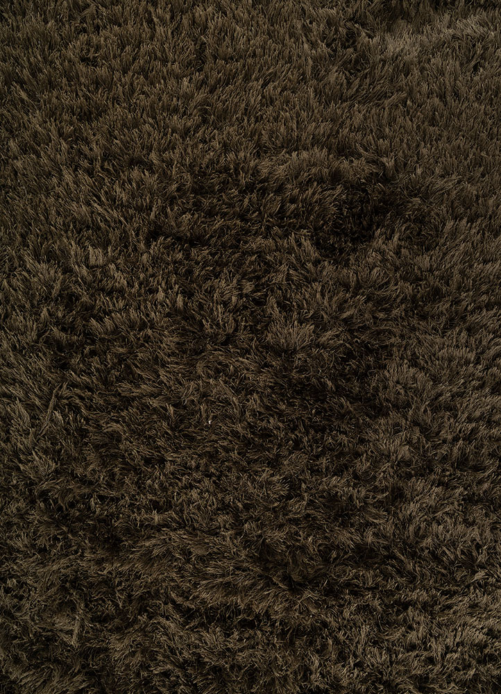 basis grey and black polyester hand loom Rug - CloseUp