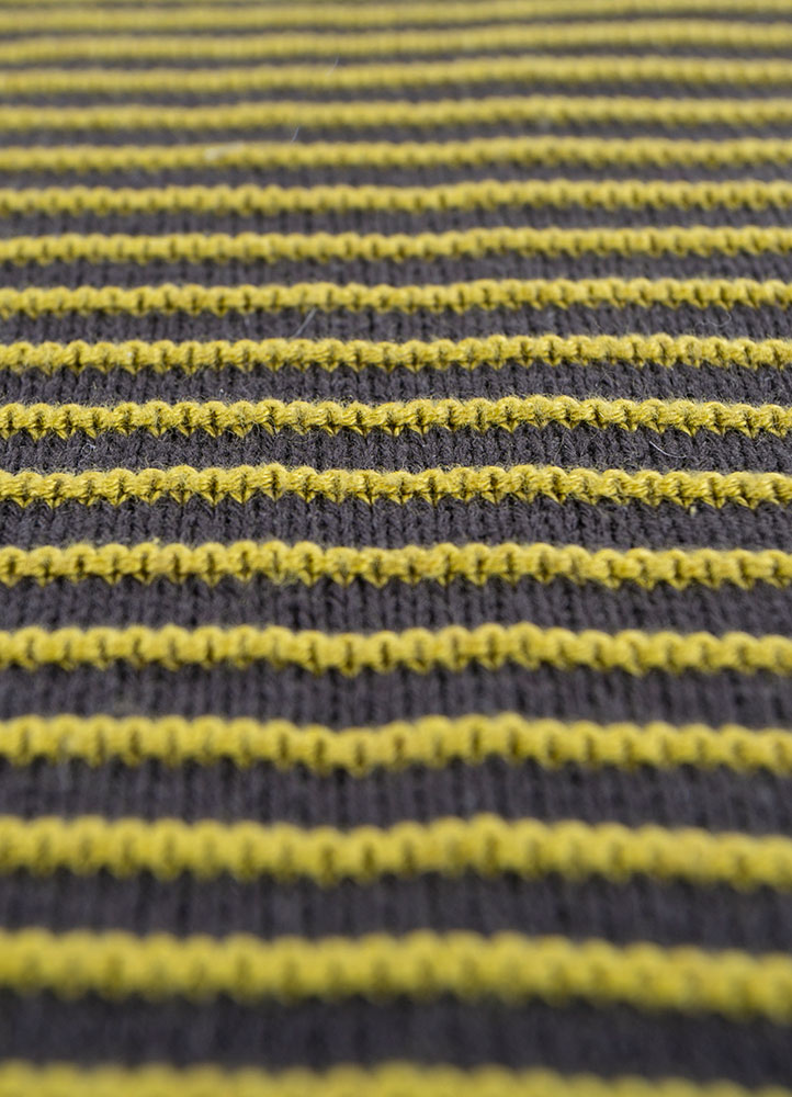 bespoke sile beige and brown polyester hand loom Home Textile - CloseUp