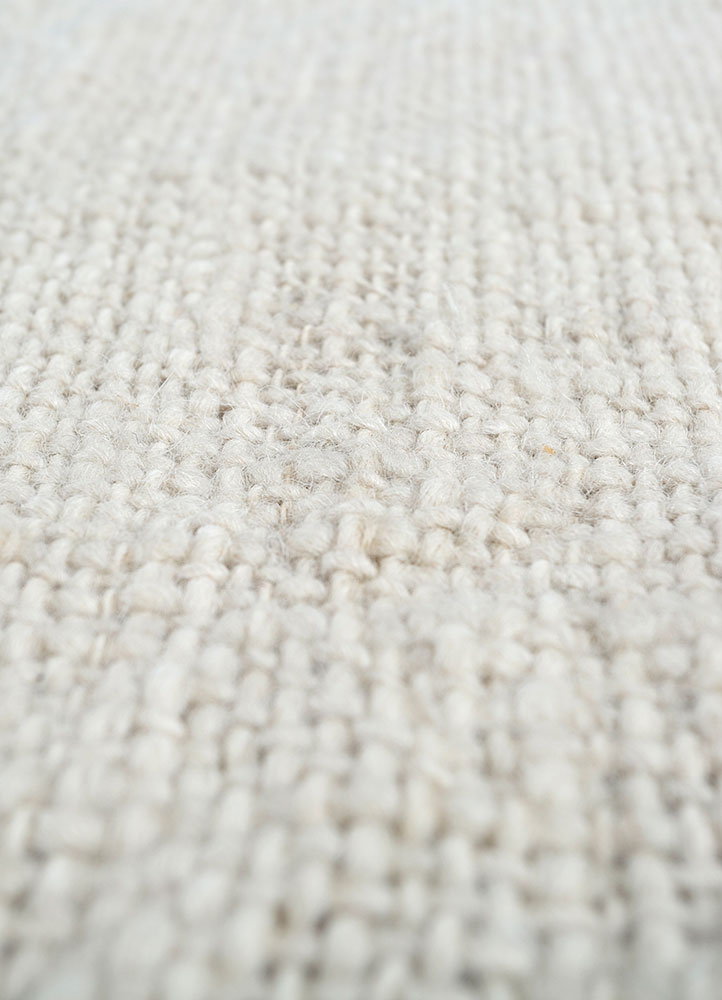 bespoke sile ivory alpaca wool hand loom Home Textile - CloseUp