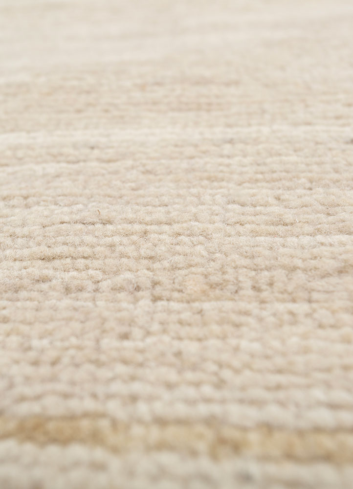 manifest gold afghan wool hand knotted Rug - CloseUp