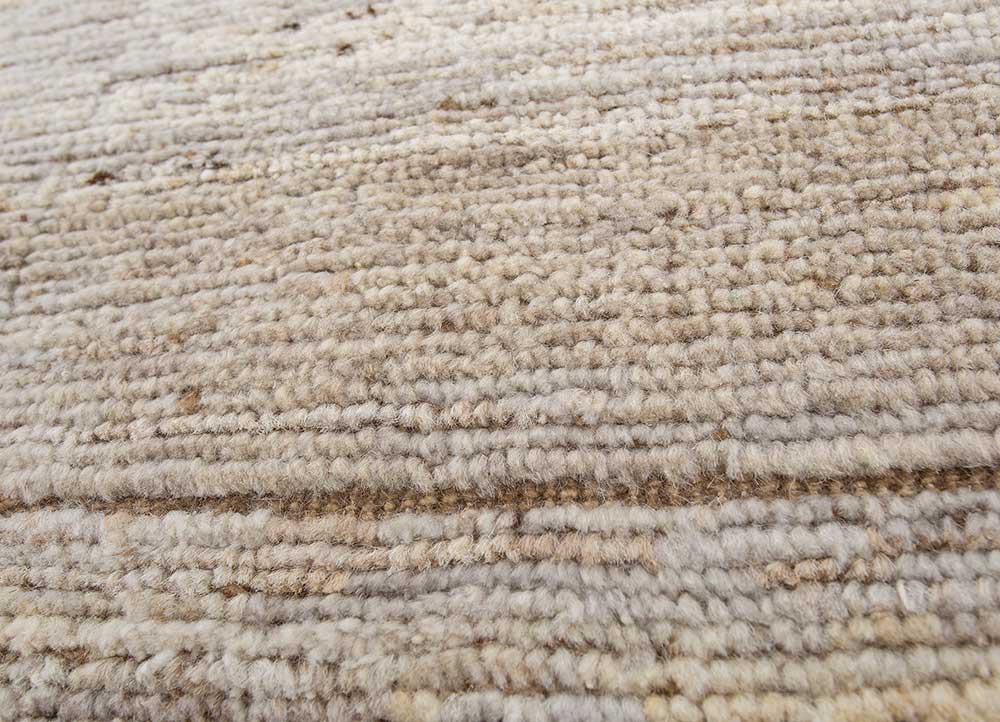 manifest ivory afghan wool hand knotted Rug - CloseUp