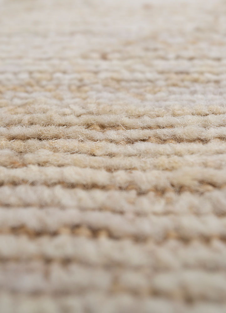 manifest ivory afghan wool hand knotted Rug - CloseUp