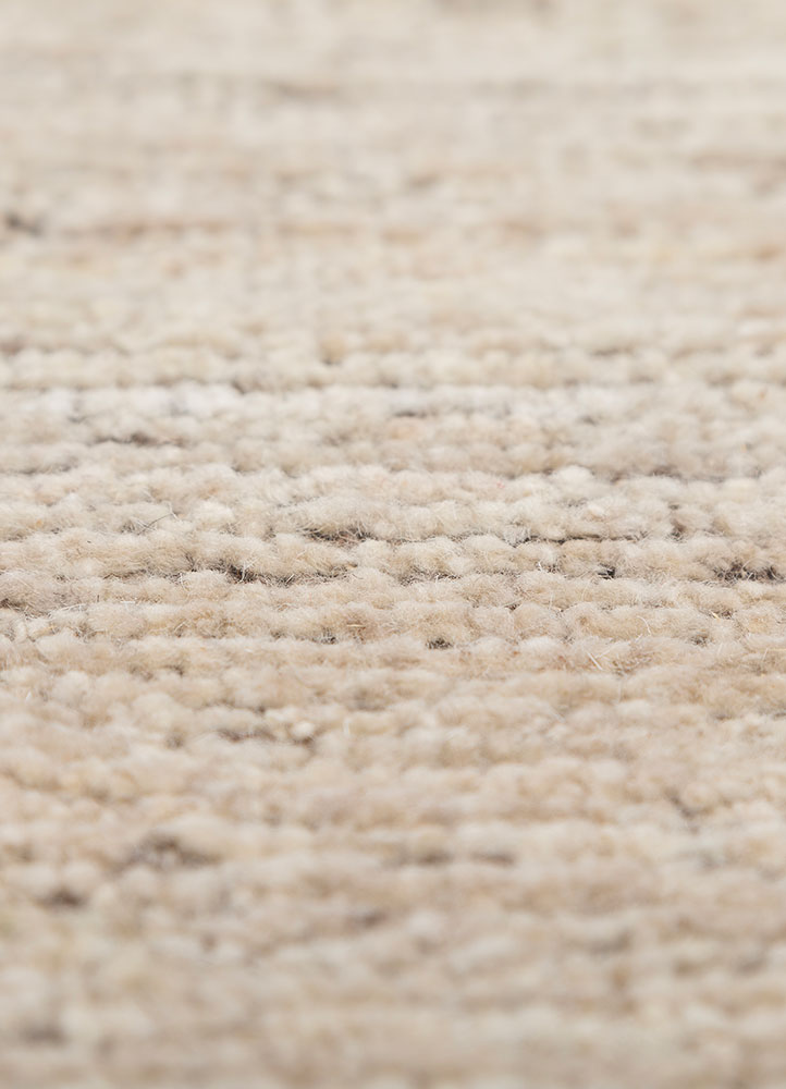 manifest gold afghan wool hand knotted Rug - CloseUp
