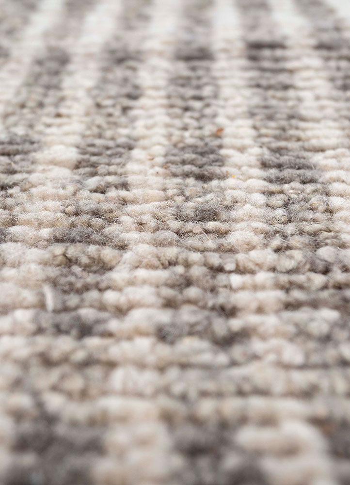 manifest blue afghan wool hand knotted Rug - CloseUp
