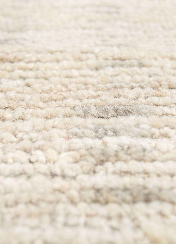 manifest ivory afghan wool hand knotted Rug - CloseUp