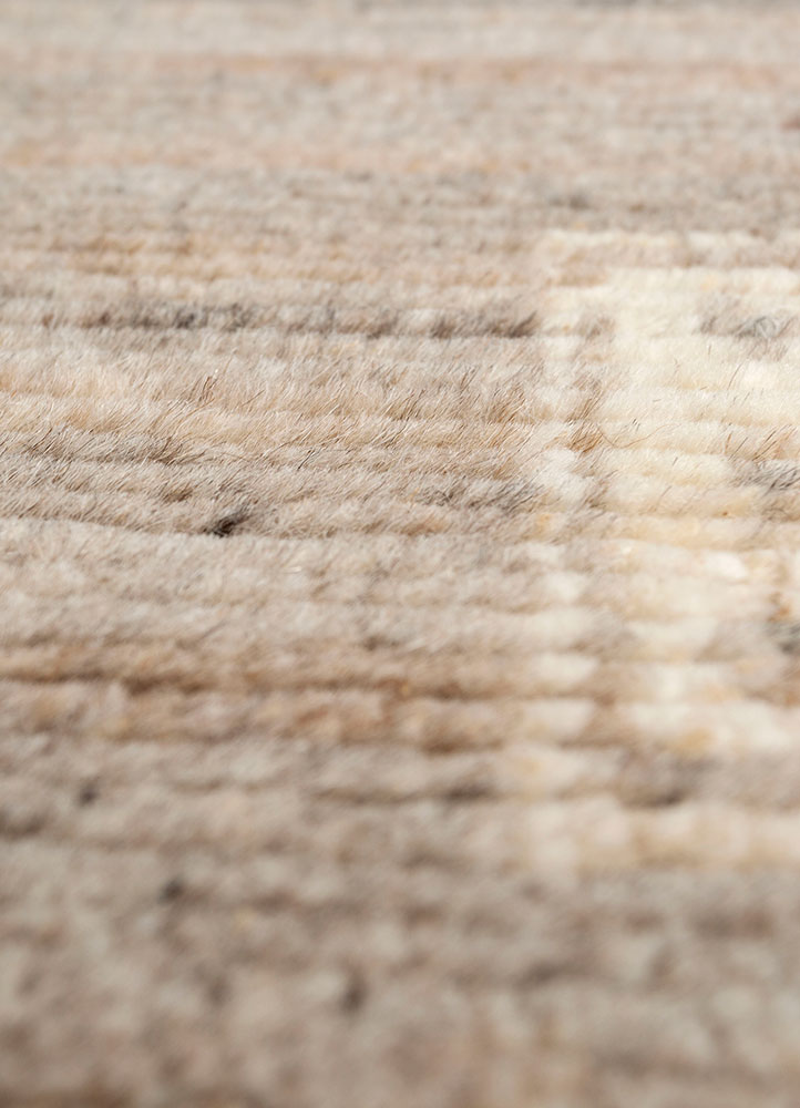 manifest ivory afghan wool hand knotted Rug - CloseUp
