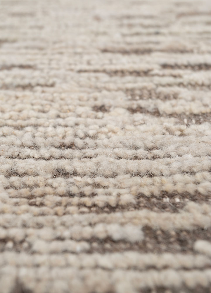 manifest ivory afghan wool hand knotted Rug - CloseUp