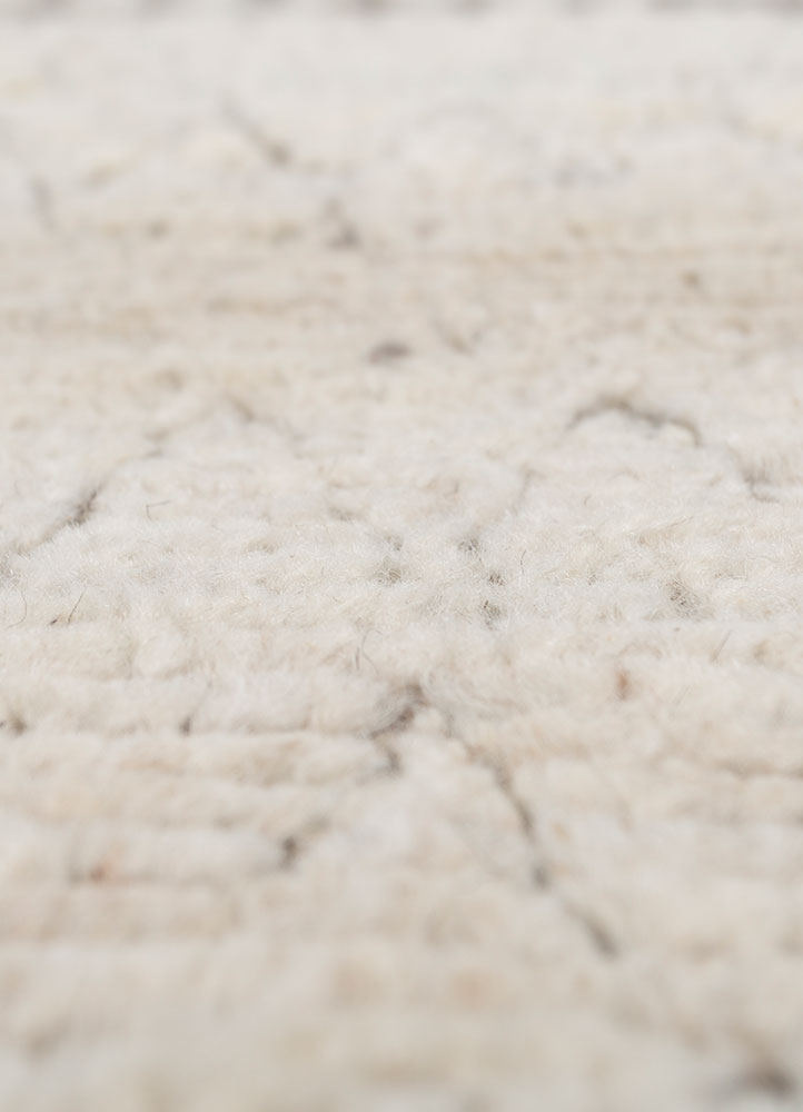 manifest gold afghan wool hand knotted Rug - CloseUp