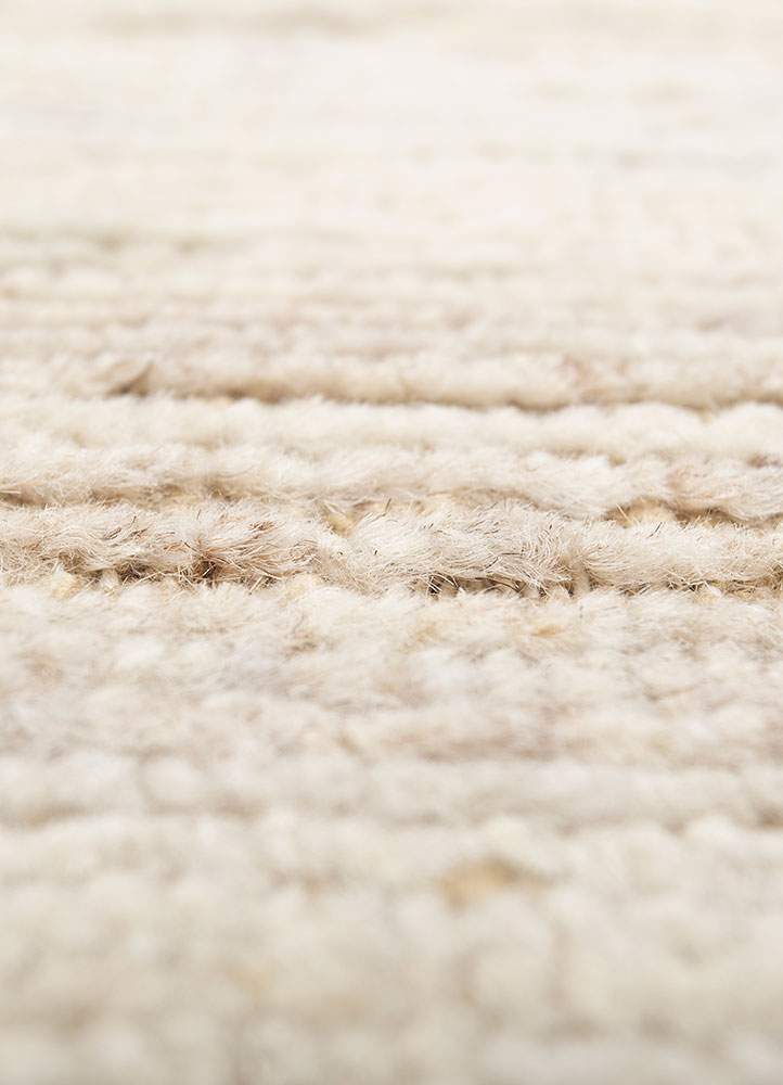 manifest ivory afghan wool hand knotted Rug - CloseUp
