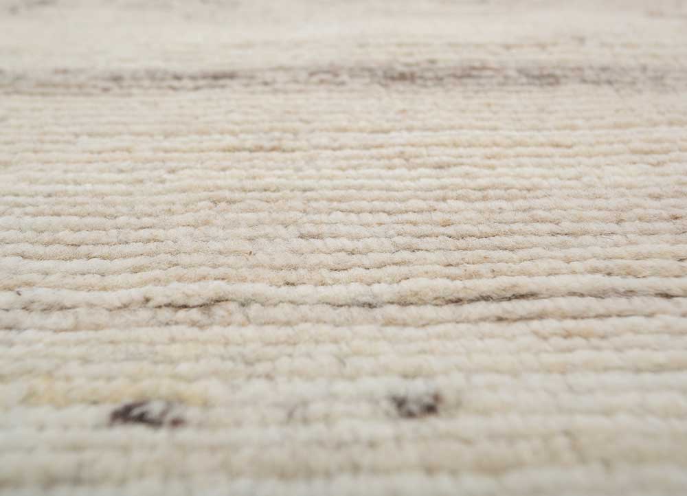 manifest ivory afghan wool hand knotted Rug - CloseUp