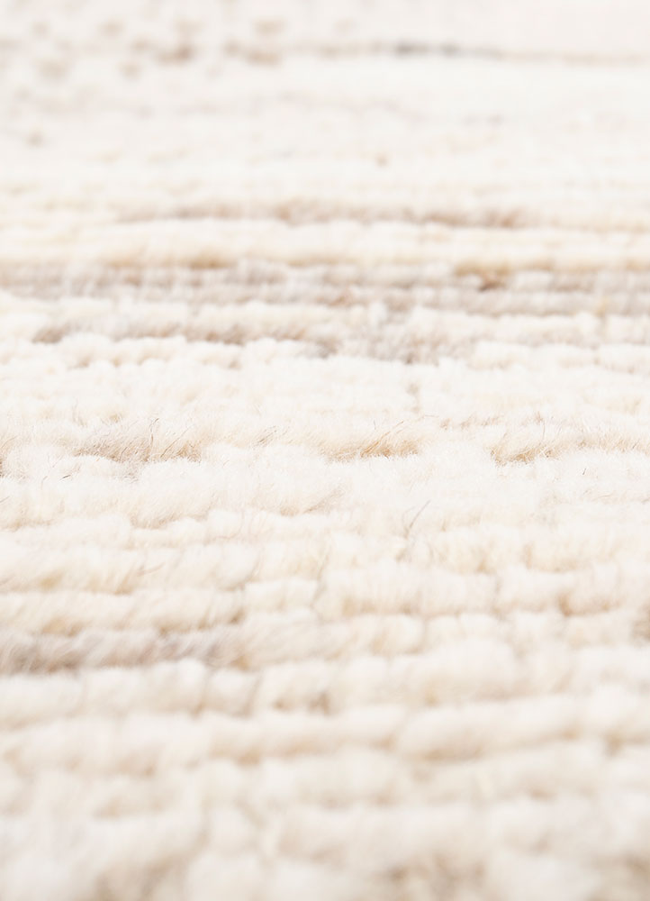 manifest ivory afghan wool hand knotted Rug - CloseUp