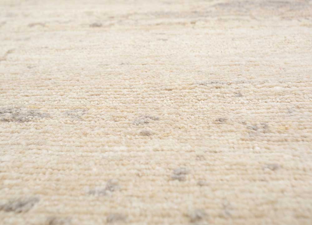 manifest gold afghan wool hand knotted Rug - CloseUp