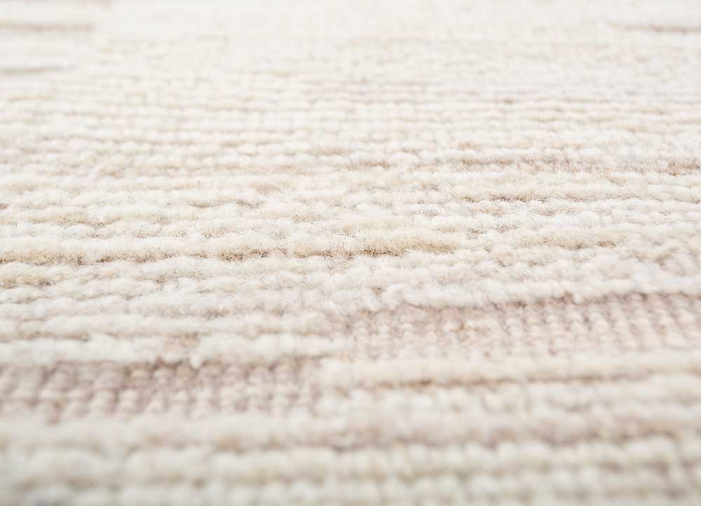 manifest ivory afghan wool hand knotted Rug - CloseUp