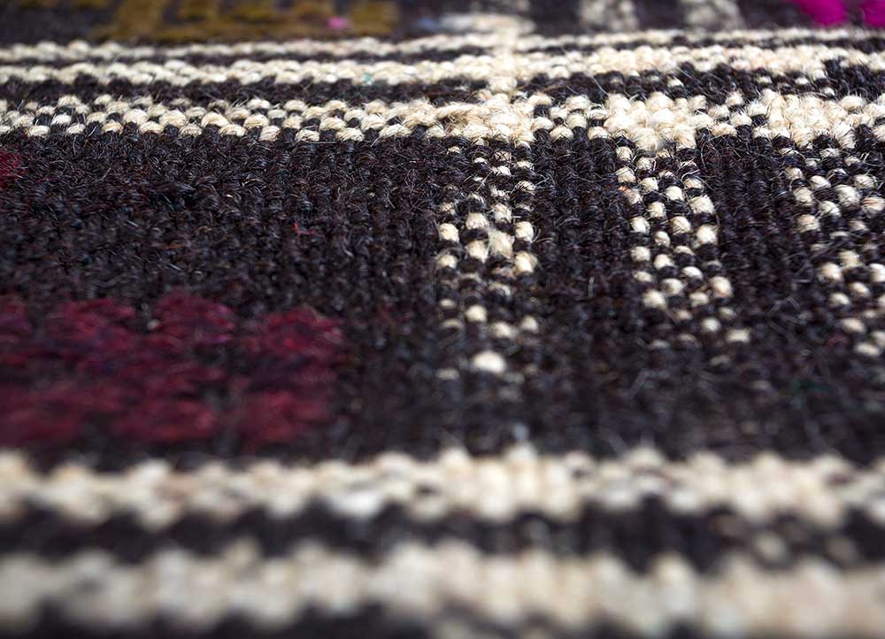 nuray multi wool hand knotted Rug - CloseUp