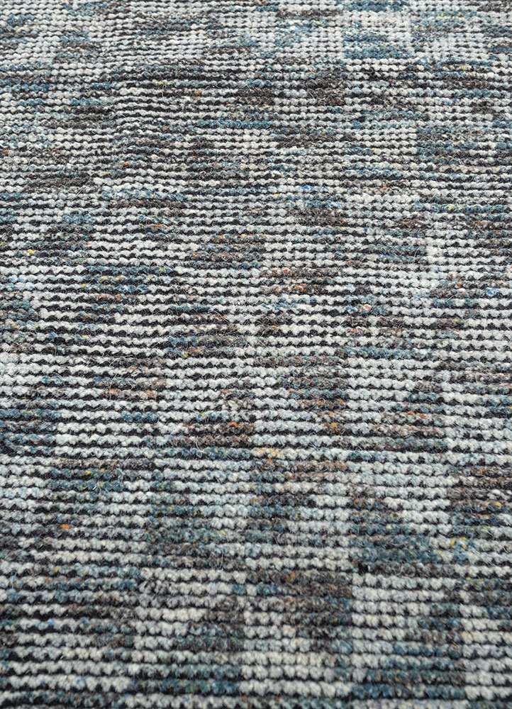 kairos ivory wool hand knotted Rug - CloseUp