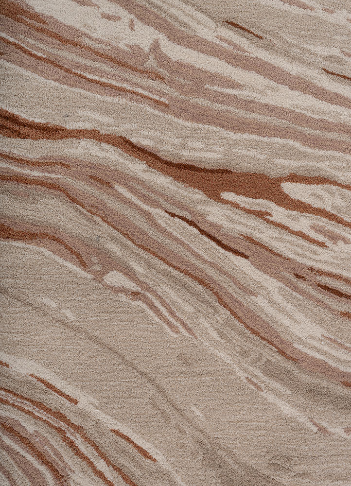 genesis ivory wool hand tufted Rug - CloseUp