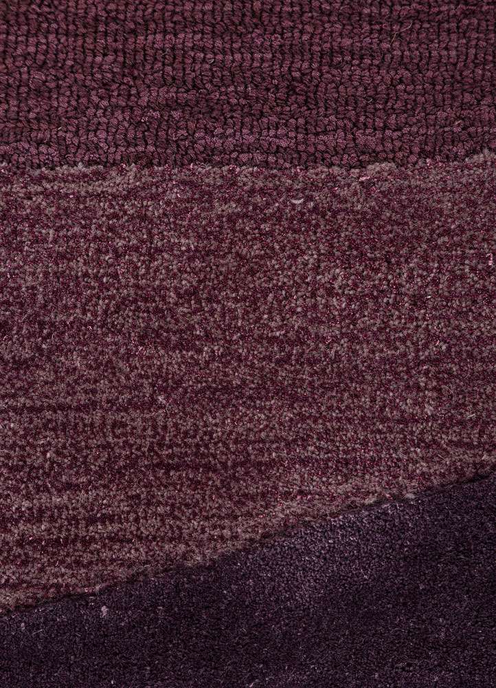 cera pink and purple wool and viscose hand tufted Rug - CloseUp