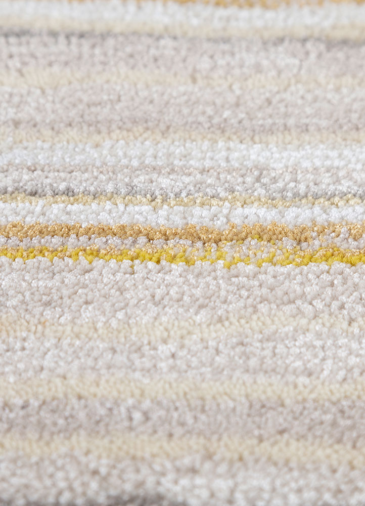 genesis ivory wool and viscose hand tufted Rug - CloseUp