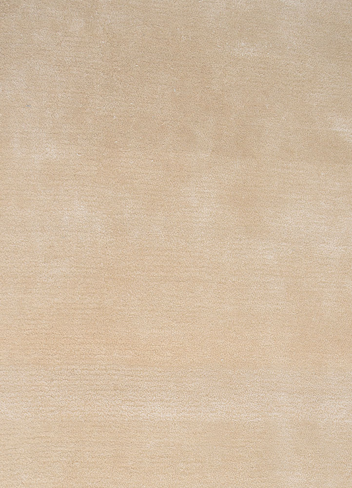 joy ivory wool and bamboo silk hand tufted Rug - CloseUp