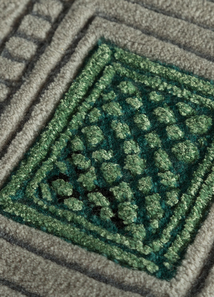 jaipur wunderkammer multi wool and viscose hand tufted Rug - CloseUp