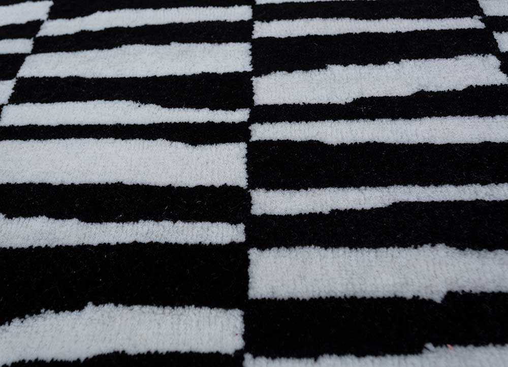 contour ivory wool hand tufted Rug - CloseUp