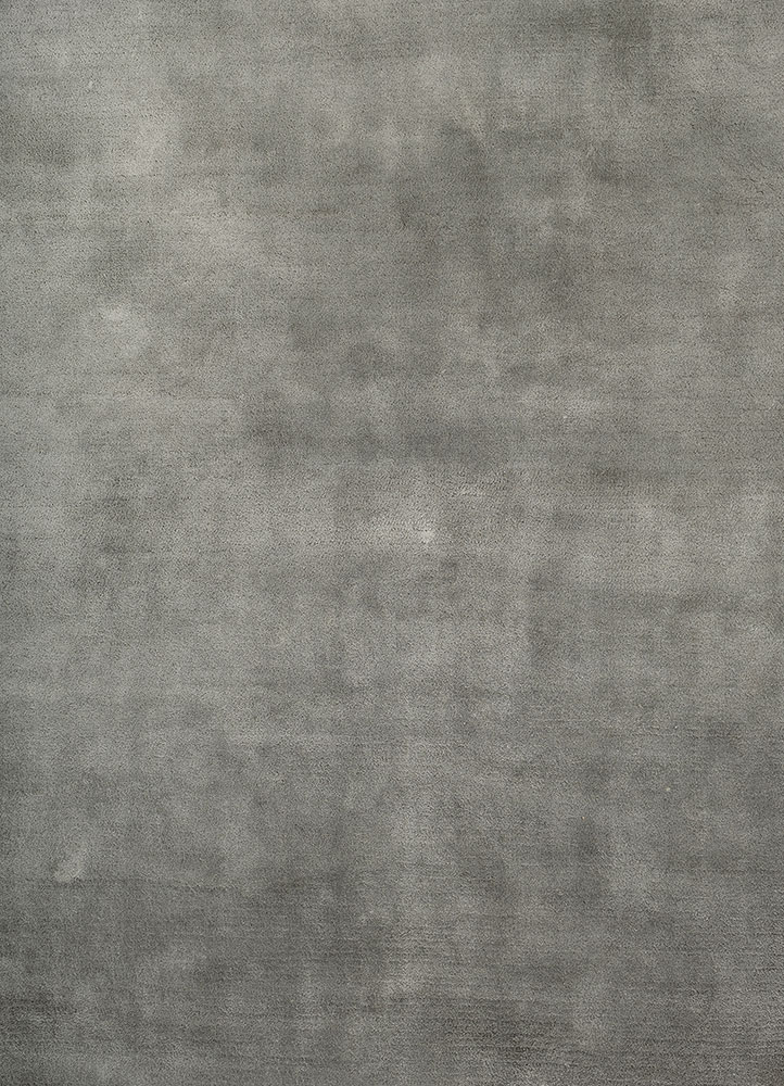 cera blue viscose hand tufted Rug - CloseUp