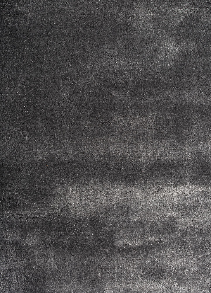 cera blue viscose hand tufted Rug - CloseUp