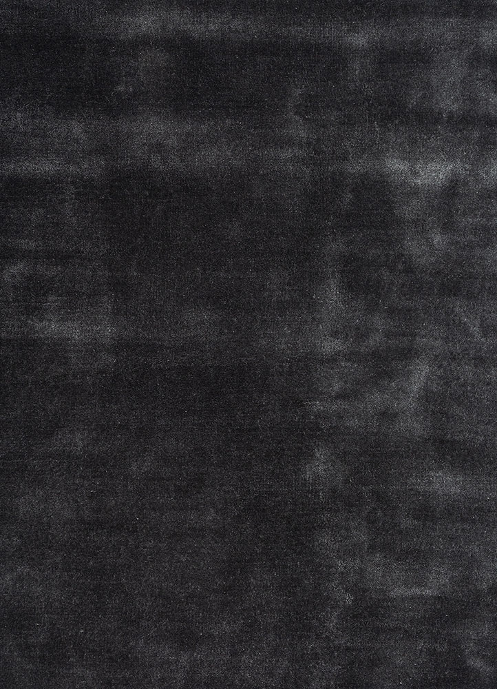 cera blue viscose hand tufted Rug - CloseUp