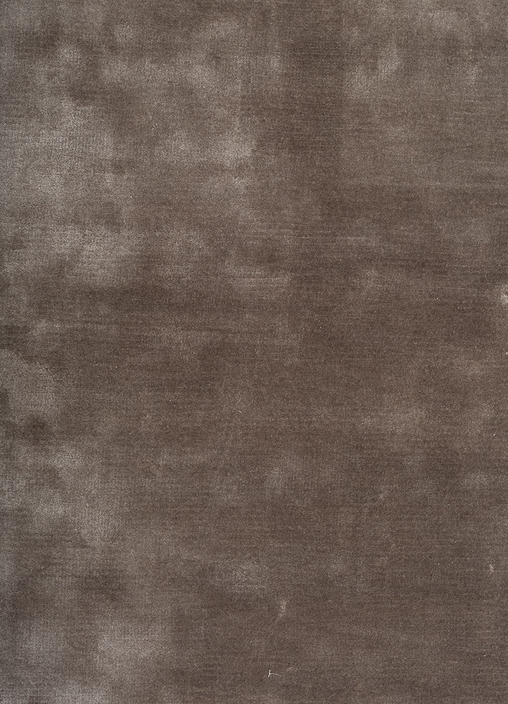 cera grey and black viscose hand tufted Rug - CloseUp