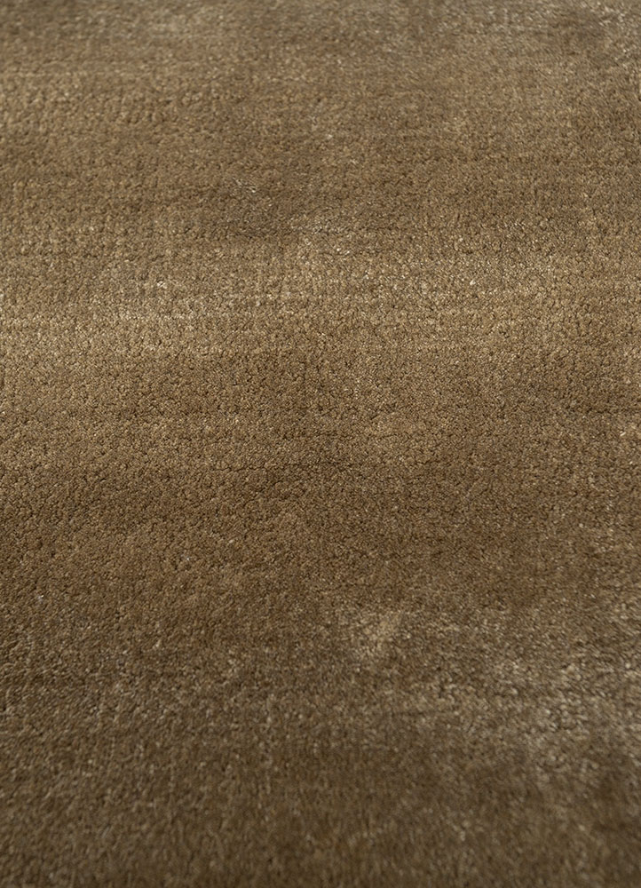 cera green viscose hand tufted Rug - CloseUp