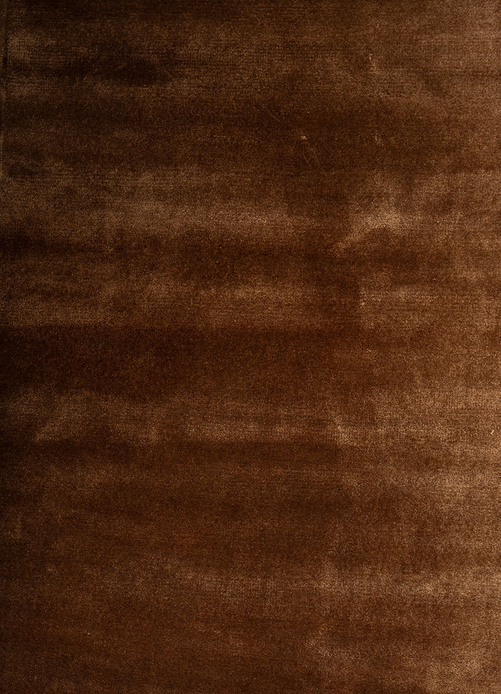 cera red and orange viscose hand tufted Rug - CloseUp