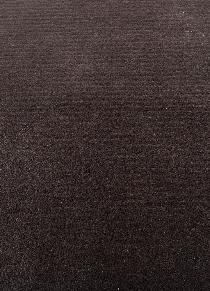 cera grey and black wool and viscose hand tufted Rug - CloseUp