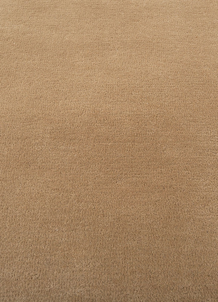 cera beige and brown wool and viscose hand tufted Rug - CloseUp