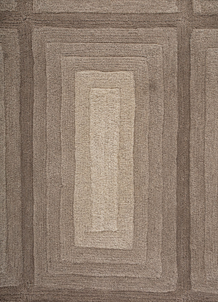 caliedo gold wool hand tufted Rug - CloseUp