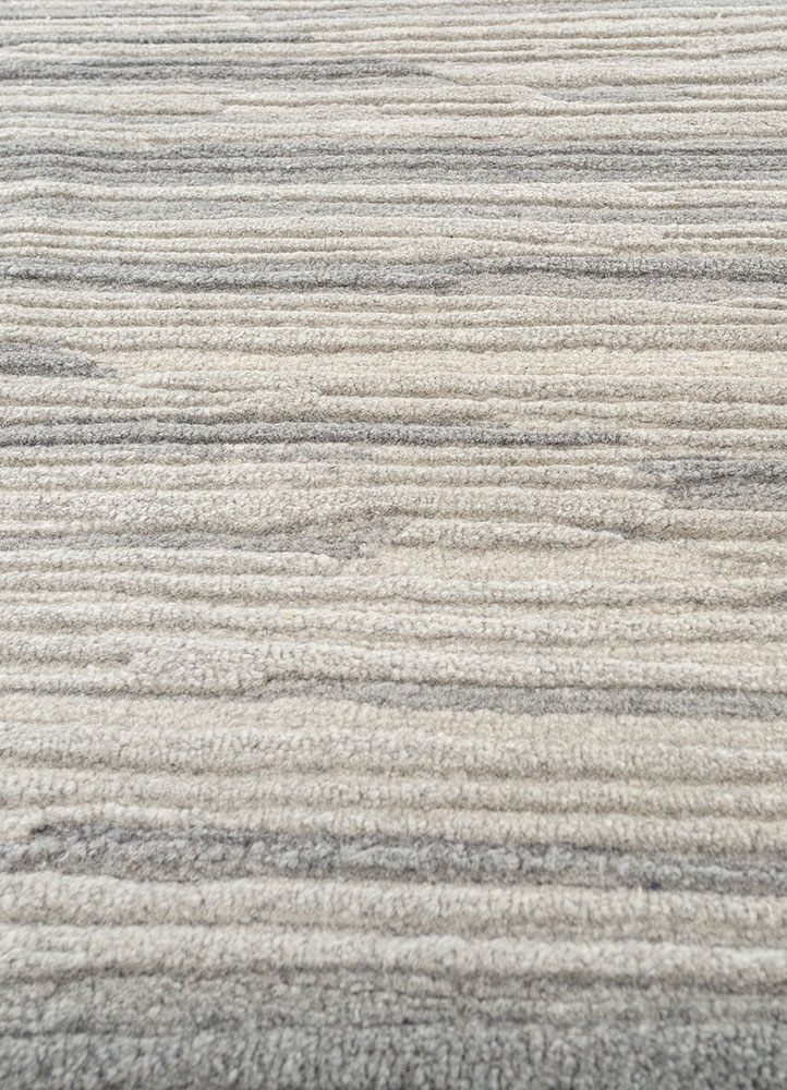 pathways ivory wool hand tufted Rug - CloseUp