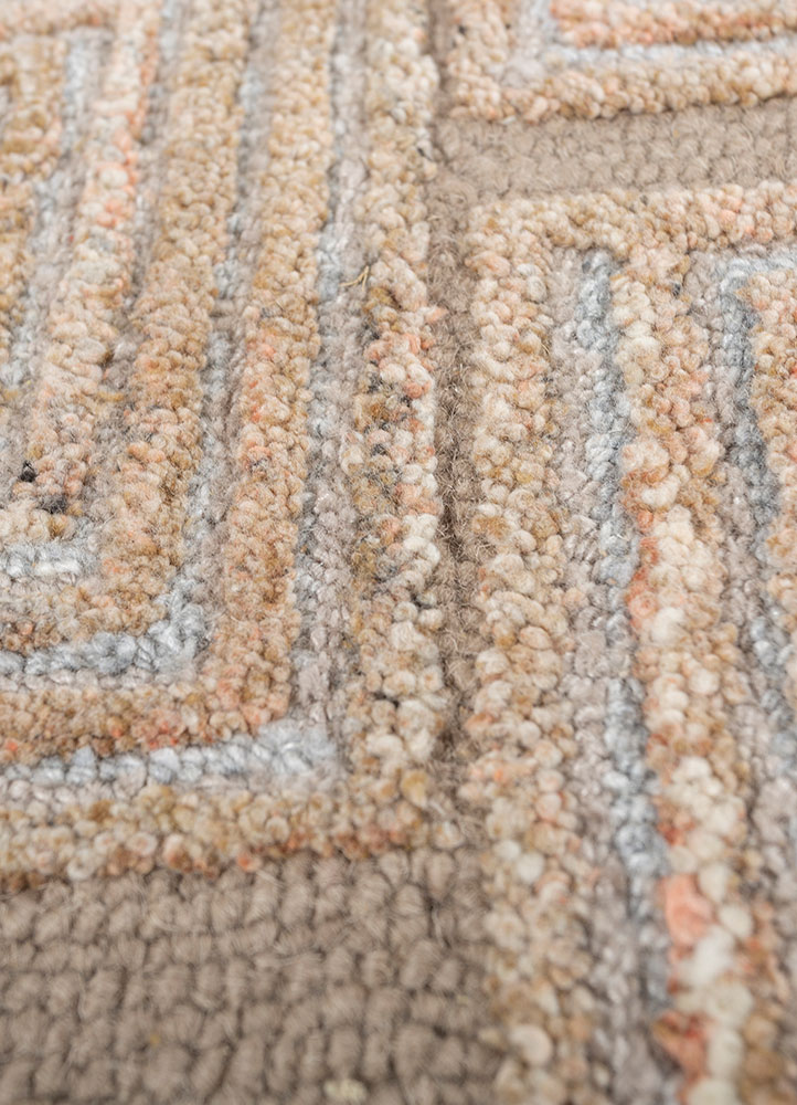 pathways multi wool and viscose hand tufted Rug - CloseUp