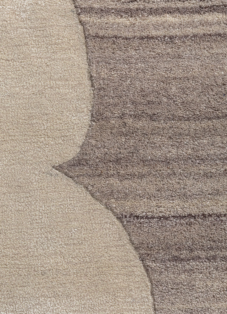 joy multi wool hand tufted Rug - CloseUp