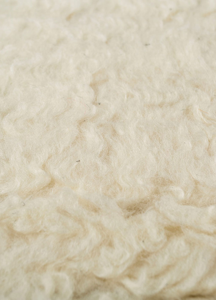 modo ivory wool hand tufted Rug - CloseUp