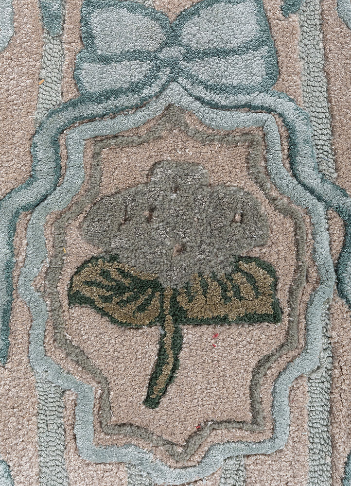 confetti ivory wool and viscose hand tufted Rug - CloseUp