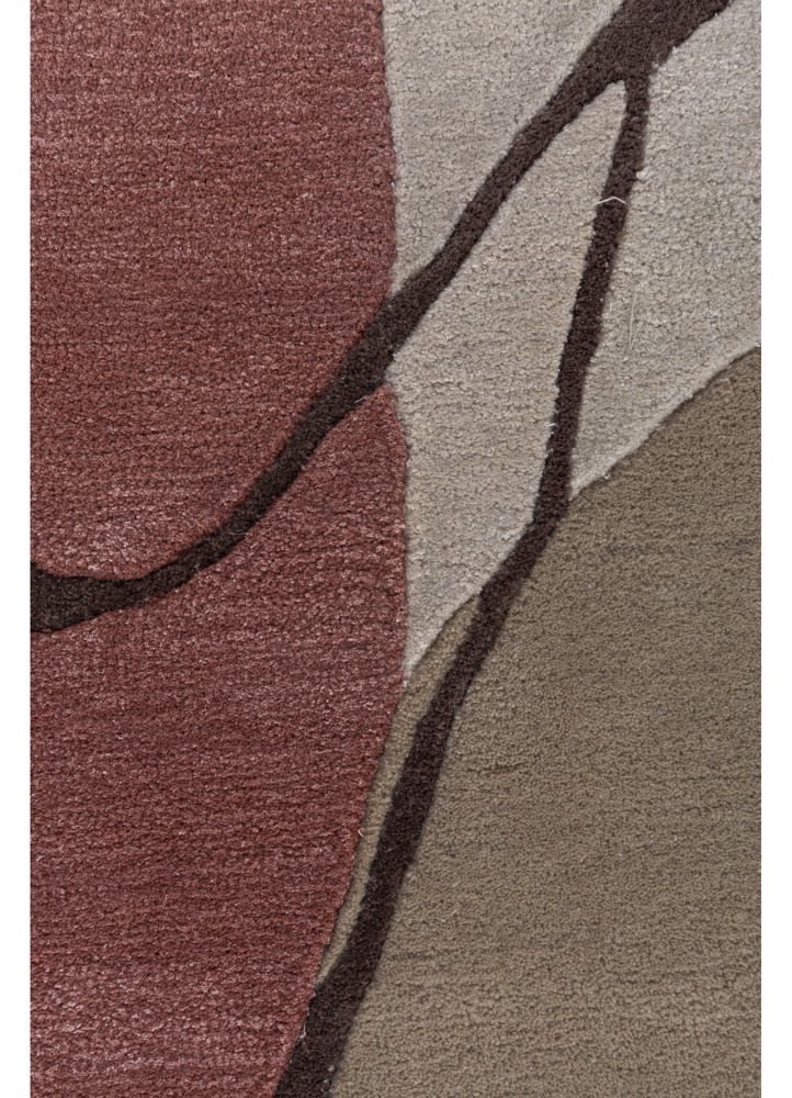 modo ivory wool and viscose hand tufted Rug - CloseUp
