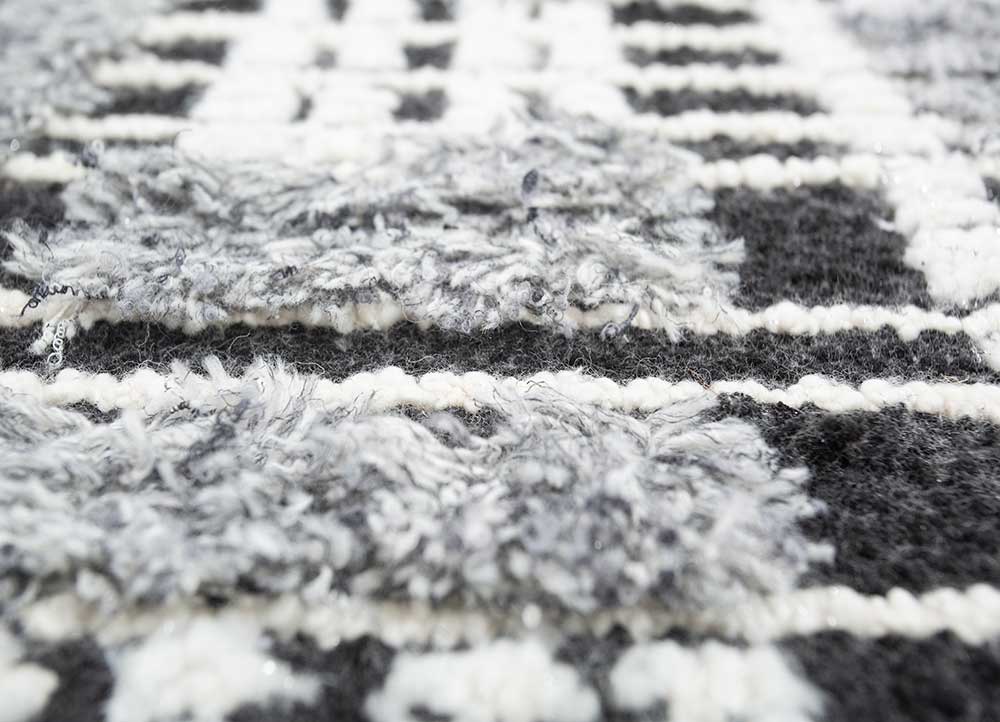 atelier blue acrylic flat weaves Rug - CloseUp