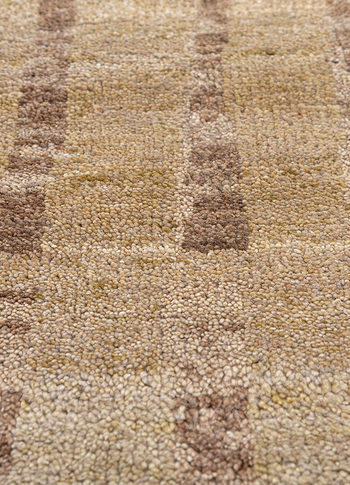 manifest ivory afghan wool hand knotted Rug - CloseUp