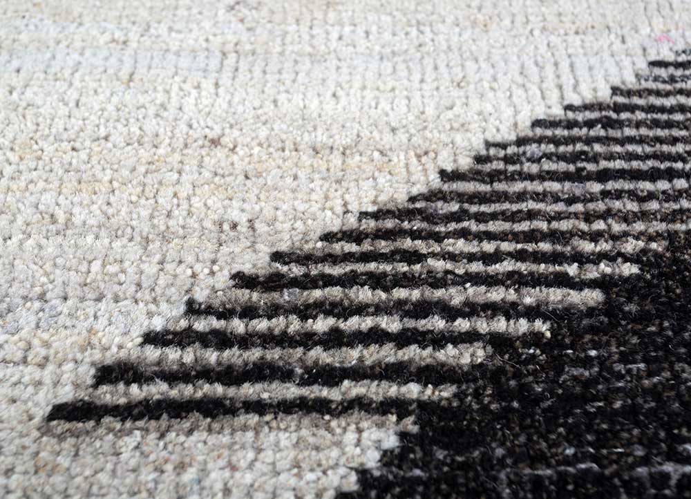manifest ivory afghan wool hand knotted Rug - CloseUp