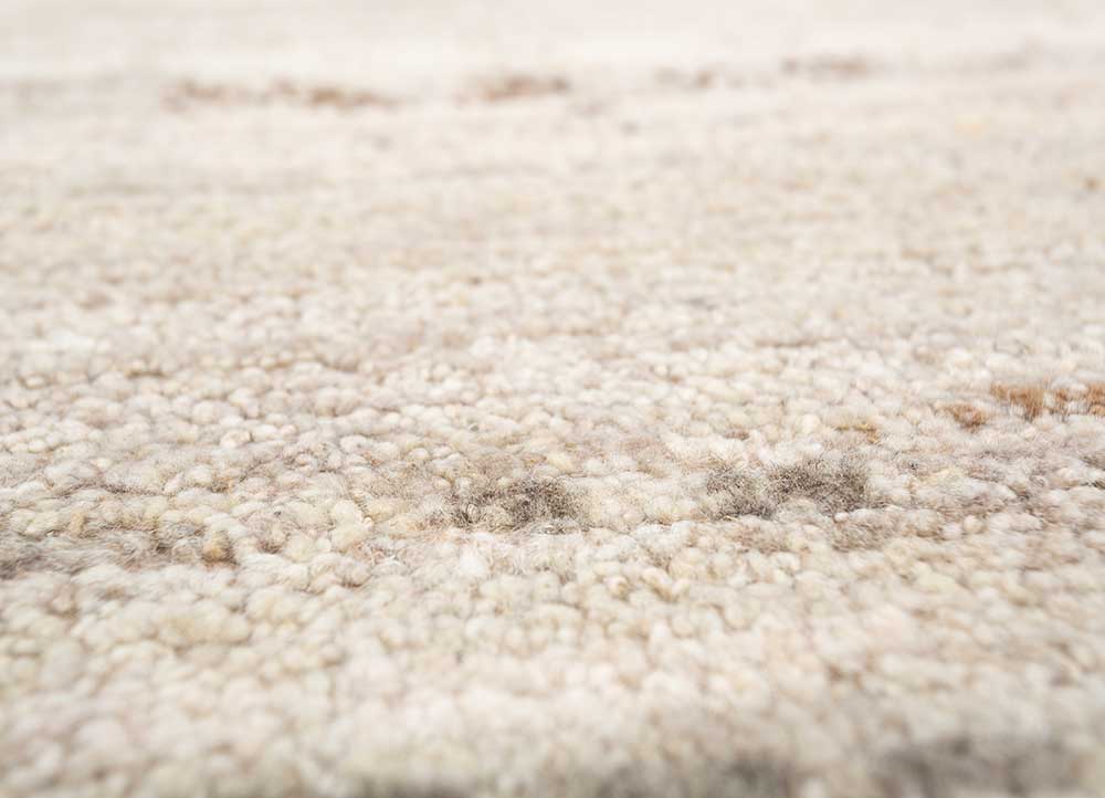 manifest ivory afghan wool hand knotted Rug - CloseUp