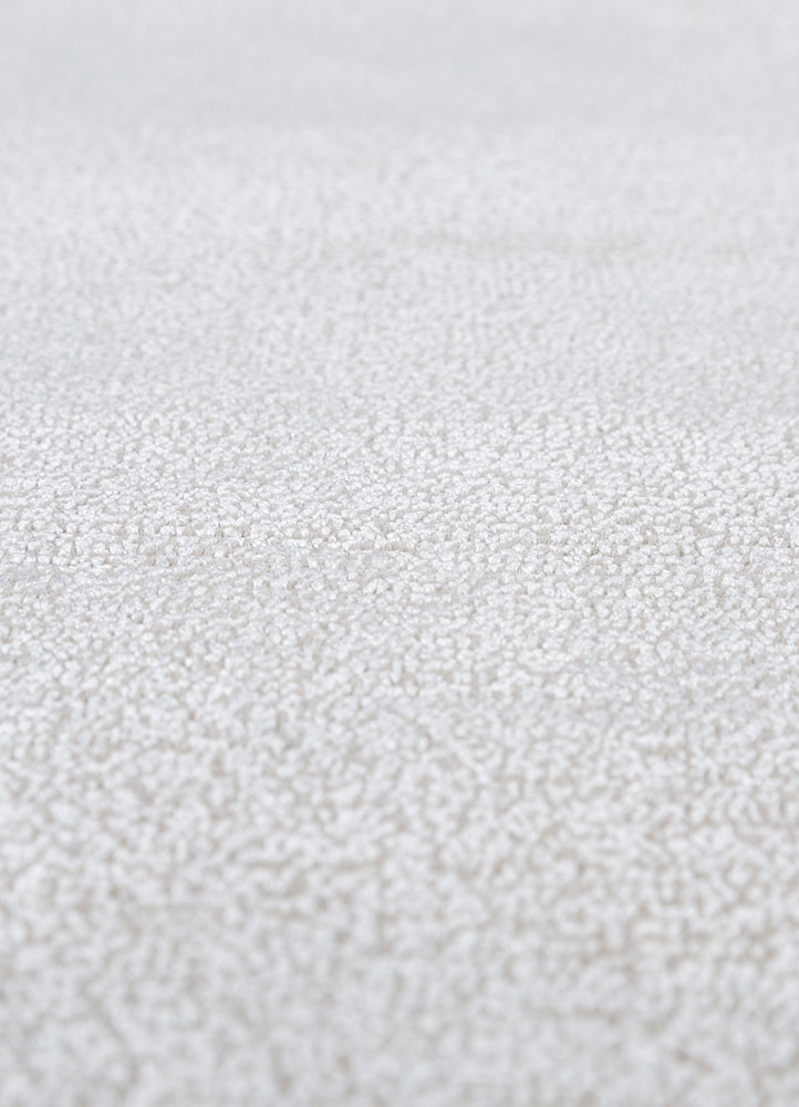 azalea grey and black wool and viscose hand knotted Rug - CloseUp