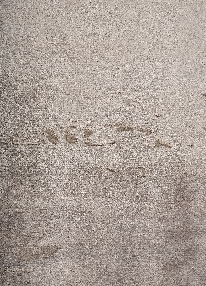 hidden by kavi grey and black wool and bamboo silk hand knotted Rug - CloseUp