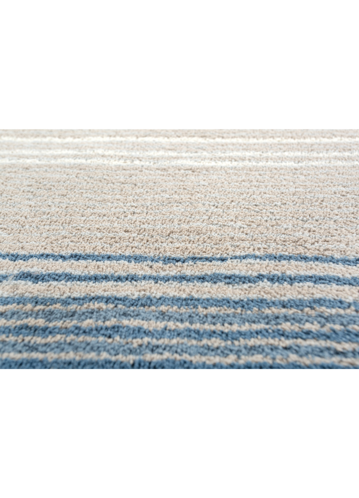caliedo blue polyester hand tufted Rug - CloseUp