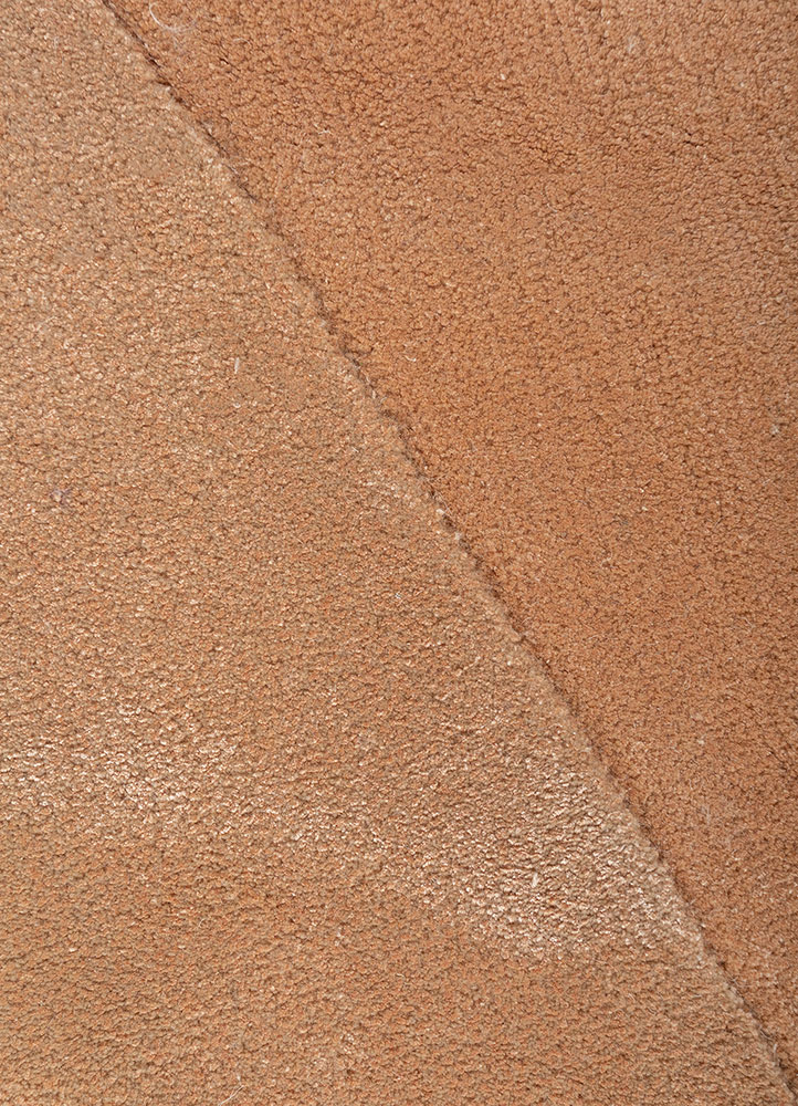 cera gold wool and viscose hand tufted Rug - CloseUp