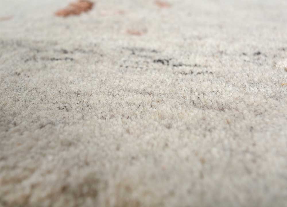 confetti ivory wool and viscose hand tufted Rug - CloseUp
